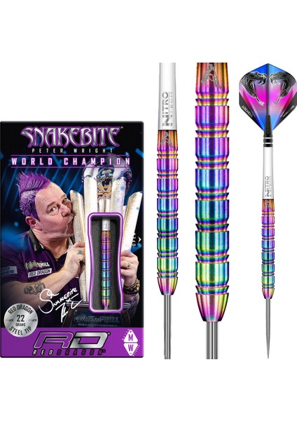 Peter Wright Snakebite1 22 G Dart Oku Seti