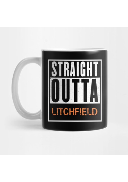Orange Is The New Black Shirt: Straight Outta Litchfield Kupa Bardak