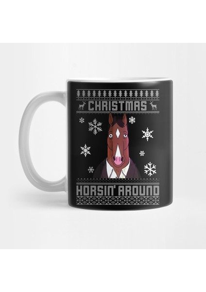 Bojack Horseman Horsin' Around Bojack Christmas Speacial Kupa Bardak