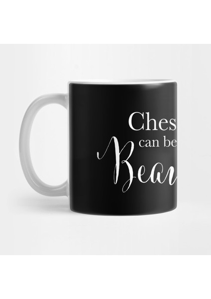 Chess Can Be Beautiful Quote, Queen Game Piece Satranç Kupa Bardak