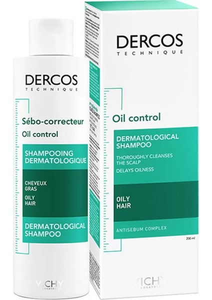 Dercos Oil Control Yağlanma Karşıtı Bakım Şampuanı 200ML