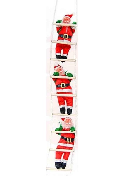 Yılbaşı Tırmanan Noel Baba Süsü 3'lü 95CM