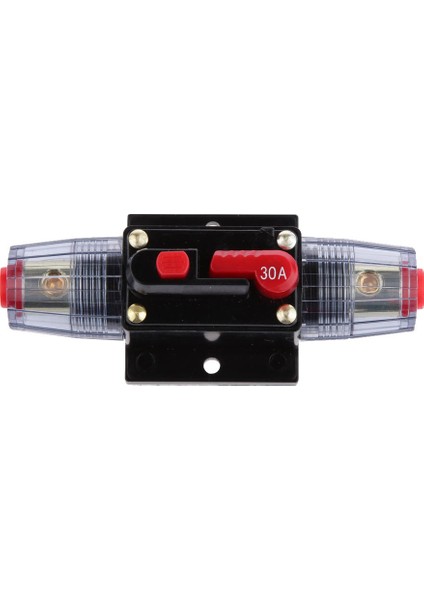Dc 12 V-24V Manuel Sıfırlama Devre Kesici Sigorta Tutucu Araba Kamyon Tekne 30A Için (Yurt Dışından)