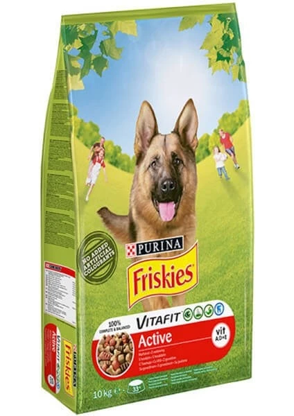 Active Vitafit Biftekli Yetişkin Köpek Maması 10 kg