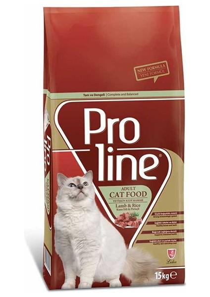 Proline Kuzu Etli Yetişkin Kedi Maması 15 kg