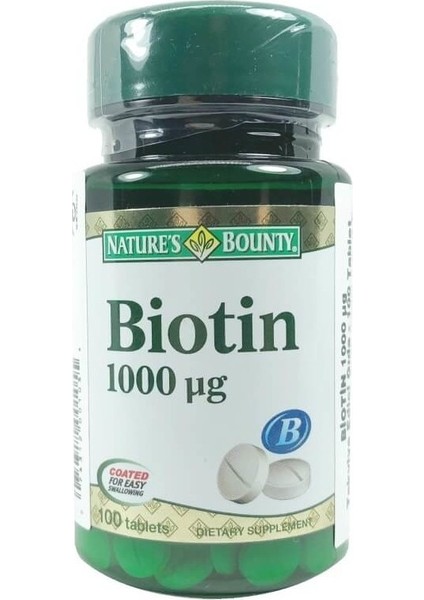 Biotin 1000 Mg 100 Tablet