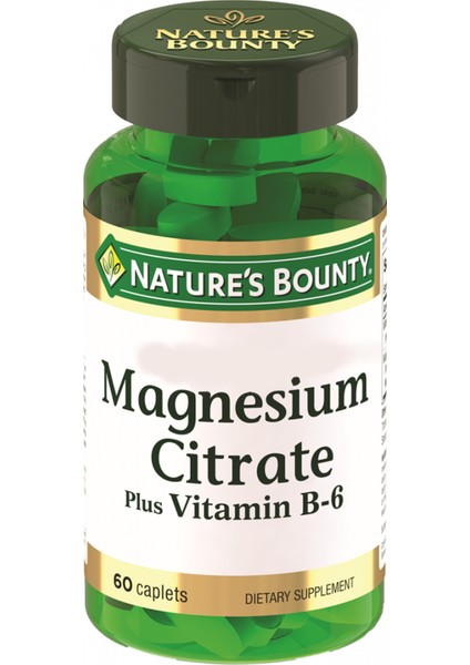 Magnesium Citrate Plus Vitamin B6 60 Kaplet