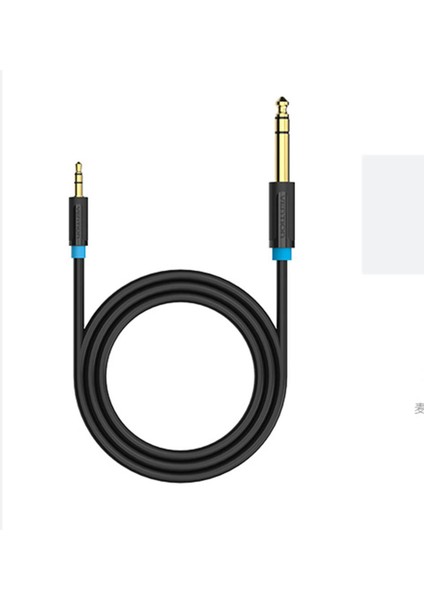 1/8 '' 3.5mm Erkek Fiş 1/4 '' 6.35MM Erkek Ses Aux Adaptör Kablosu Kablosu 2m (Yurt Dışından) fırsatları