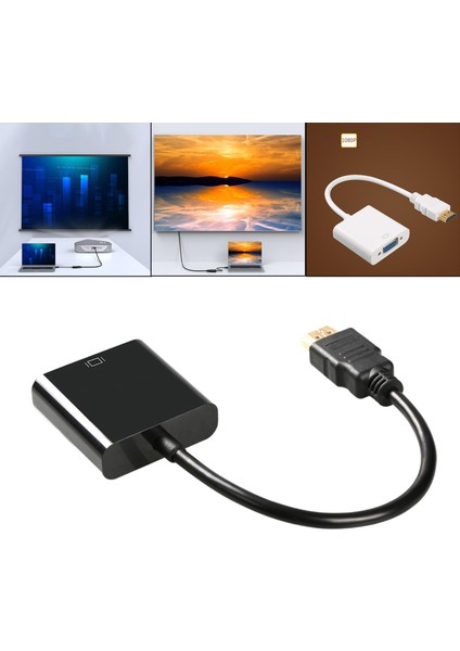 HDMI Kablosu HDMI Için VGA 1080P Video Kablosu Masaüstü Pc Siyah Için (Yurt Dışından) indirimleri