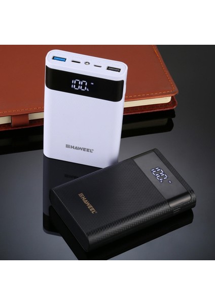 18650 Dıy Güç Bankası 2 USB Çıkış Bağlantı Noktaları USB Aygıtları Için Tip-C Portlu Siyah (Yurt Dışından) modelleri