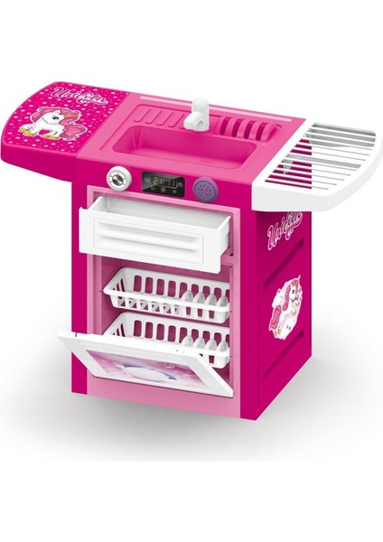 2541 Unicorn Sesli Pembe Lavabolu Bulaşık Makinesi (Üretilmiyor) fiyatları
