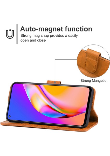 Oppo Reno5 Lite Deri Telefon Kılıfı (Yurt Dışından) fırsatları