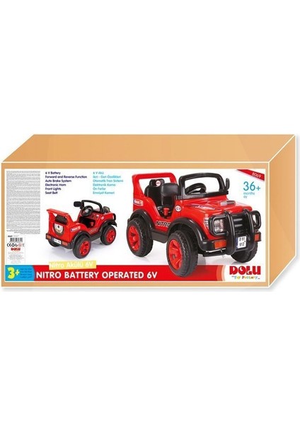 8069 Nitro Akülü Jeep 6V