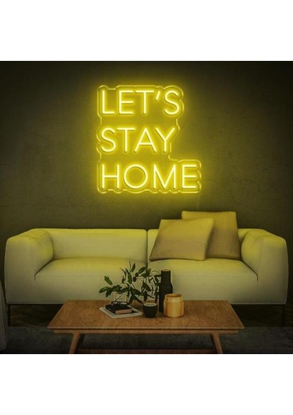 Lets Party Neon Duvar Yazısı Dekoratif Duvar Aydinlatmasi Gece Lambası