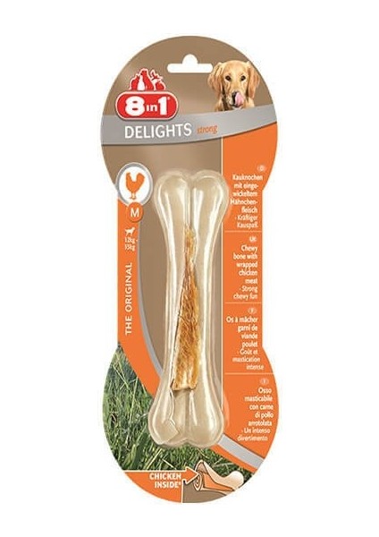 8 In 1 Delights Köpek Için Ağız Bakım Kemiği L 130 gr