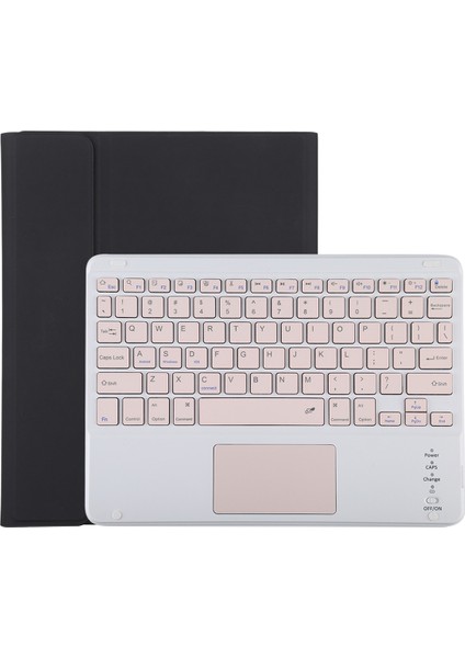 TG-102BC Bluetooth Pembe Klavye Mikrofiber Deri Koruyucu Kılıf Siyah (Yurt Dışından)