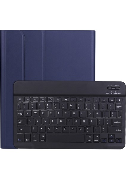 A098B Tpu Bluetooth Klavye Kılıfı Için iPad Air 4 10.9 Inç (2020) Koyu Mavi (Yurt Dışından)