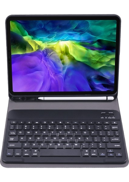 A098B Tpu Bluetooth Klavye Kılıfı Için iPad Air 4 10.9 Inç (2020) Koyu Mavi (Yurt Dışından)