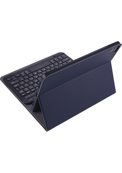 A098B Tpu Bluetooth Klavye Kılıfı Için iPad Air 4 10.9 Inç (2020) Koyu Mavi (Yurt Dışından)