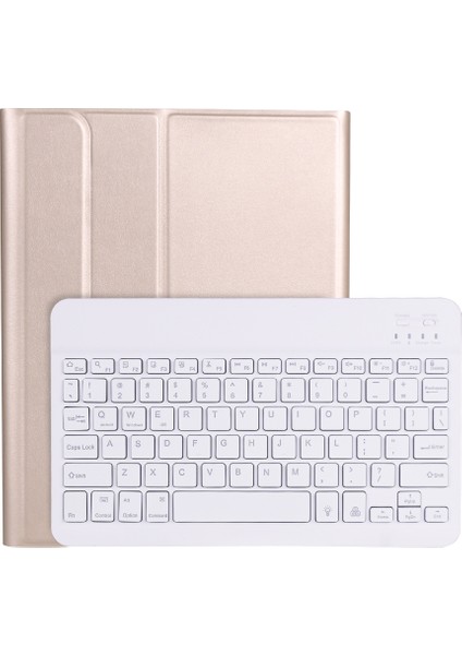 A098BS iPad Air 4 10.9 Inç (2020) Altın Için Bluetooth Klavye Kılıfı (Yurt Dışından)
