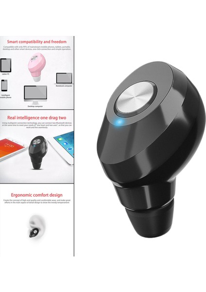 Kulaklıklar Stereo Kablosuz Kulaklık Siyah (Yurt Dışından) indirimleri