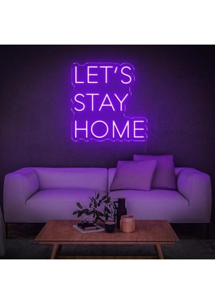 Lets Party Neon Duvar Yazısı Dekoratif Duvar Aydinlatmasi Gece Lambası