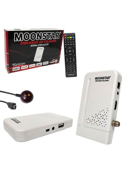 Uydu Alıcı Mini Full Hd Youtube Moonstar DSR-6500 fiyatları
