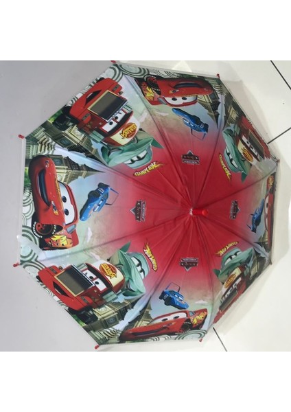 Cars Şimşek Mcqueen Arabalar Çocuk Şemsiye