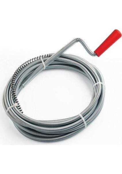 Tıkalı Banyo Lavabo Deliği Gider Boru Açıcı Aparat 3 Metre Susta