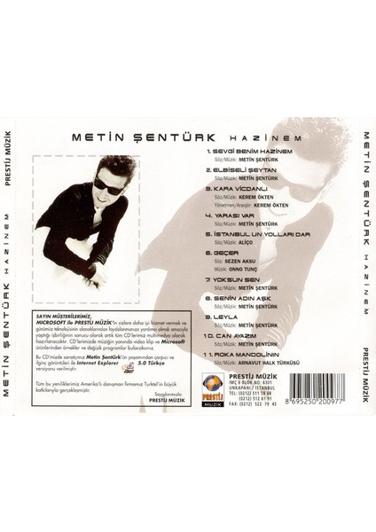 Metin Şentürk – Hazinem CD fiyatları