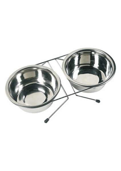 Duo Dinner Ikili Çelik Mama Kabı 11 cm