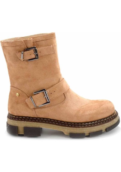 Bej Süet Kadın Bot & Bootie K02538557802