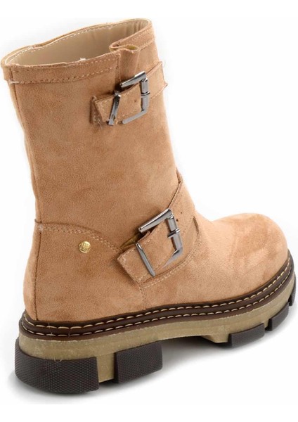Bej Süet Kadın Bot & Bootie K02538557802