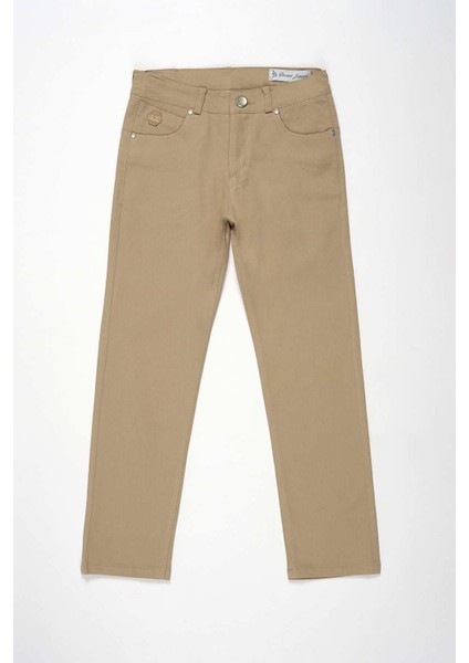 Erkek Çocuk Likralı Dokuma Pantolon