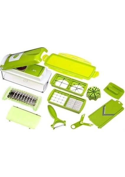 Nicer Dicer Plus Çok Fonksiyonlu Mutfak Robotu Sebze Meyve Dilimleyici Doğrayıcı