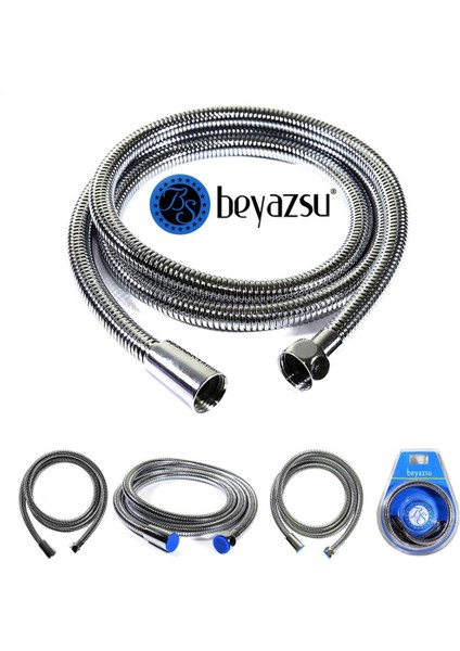Beyazsu Spiralli Duş Başlığı Hortumu 360 Derece Dönebilen fiyatları