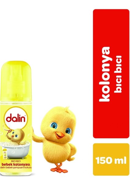 Bebek Kolonyası 150ML (Bıcı Bıcı Kokusu) Klasik 4 Lü Set