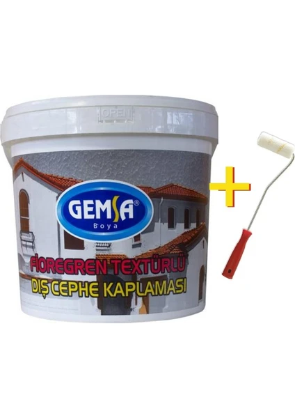 Gemsa Gren Silikonku Dış Cephe Boyası Su Bazlı 20 kg Okaliptüs