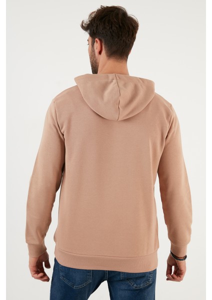 Pamuklu Kapüşonlu Kanguru Cepli Sweat Erkek Sweat 5905240