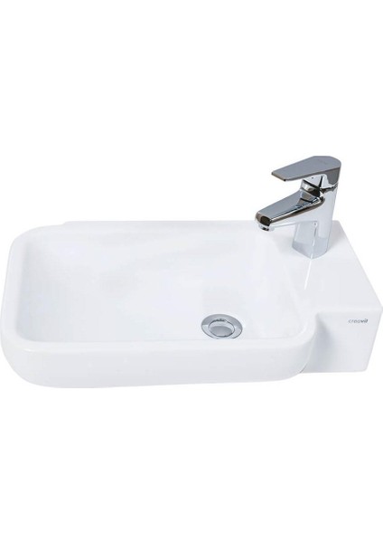 Elmas 33X53 cm Tezgah Üstü Çanak Lavabo TP027