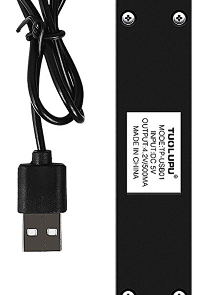 1 Yuvalı USB Şarj Edilebilir Batarya LED Akıllı Şarj Adaptörü (Yurt Dışından)