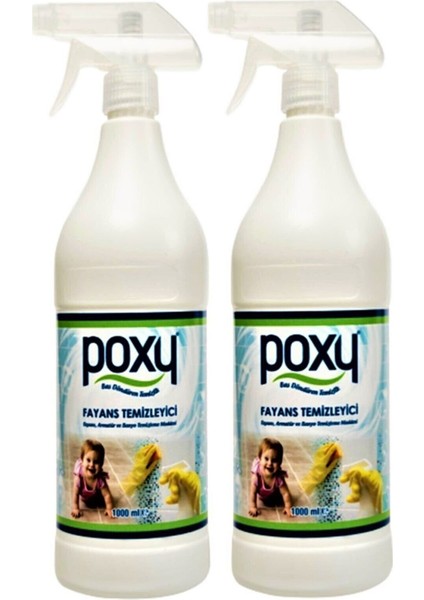 Fayans Temizleyici 1000 ml 2'li Set