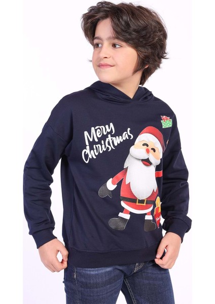 Toontoy Çocuk Noel Baba Baskılı Sweatshirt fiyatları