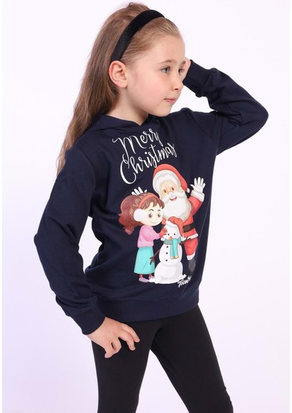 Toontoy Çocuk Merry Christmas Baskılı Sweatshirt