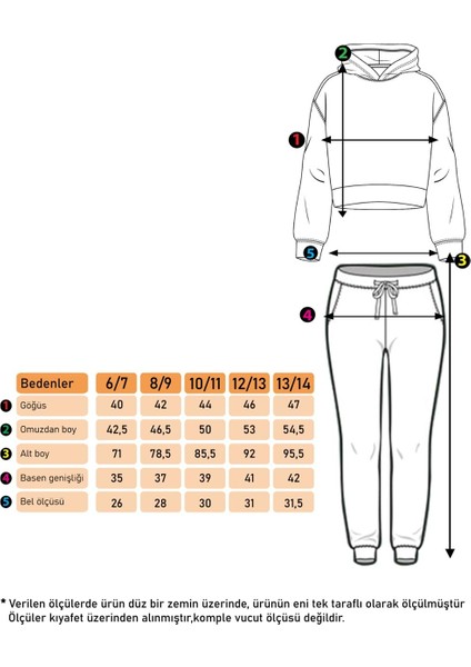 Toontoy Kız Çocuk Cepli Armalı Eşofman Takım fiyatları