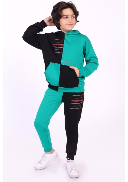 Toontoy Erkek Çocuk Kanguru Cepli Eşofman Takım