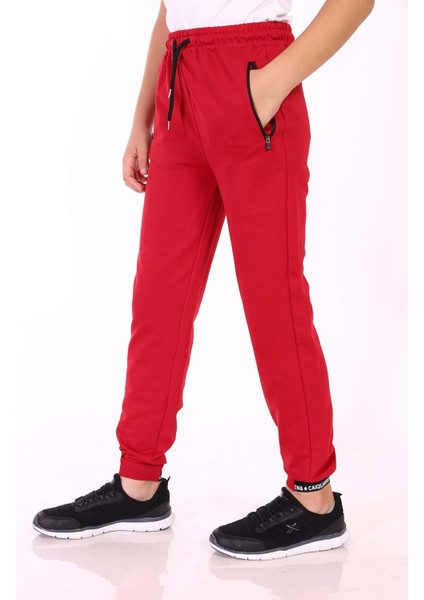 Toontoy Kız Çocuk Cepli Jogger Eşofman Alt