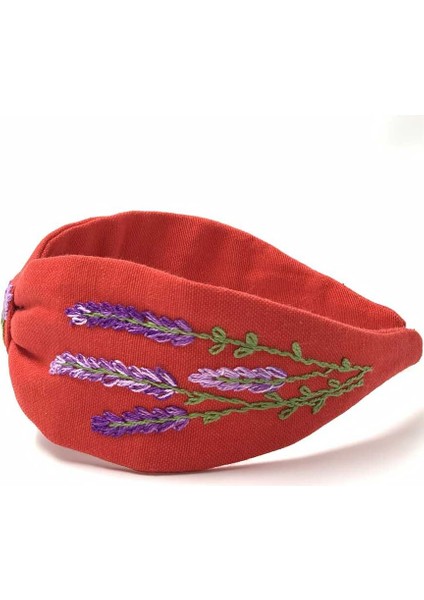 Lavanta Nakışlı Dar Kalıp Kırmızı Taç modelleri