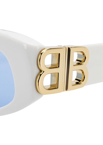 BB0095S 004 53 - Gold/white Güneş Gözlüğü