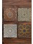 Baskılı Doğal Taş Bardak Altlığı 4'lü Set 10X10X1 cm 1